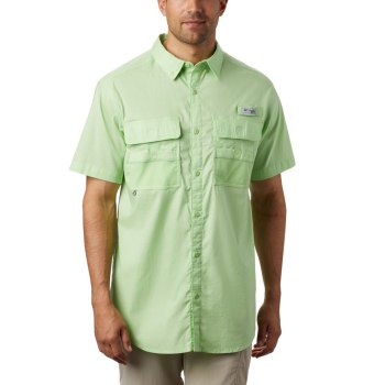 Columbia Muške Košulje - PFG Half Moon Short Sleeve Svijetlo Zelene | YRHF-30579